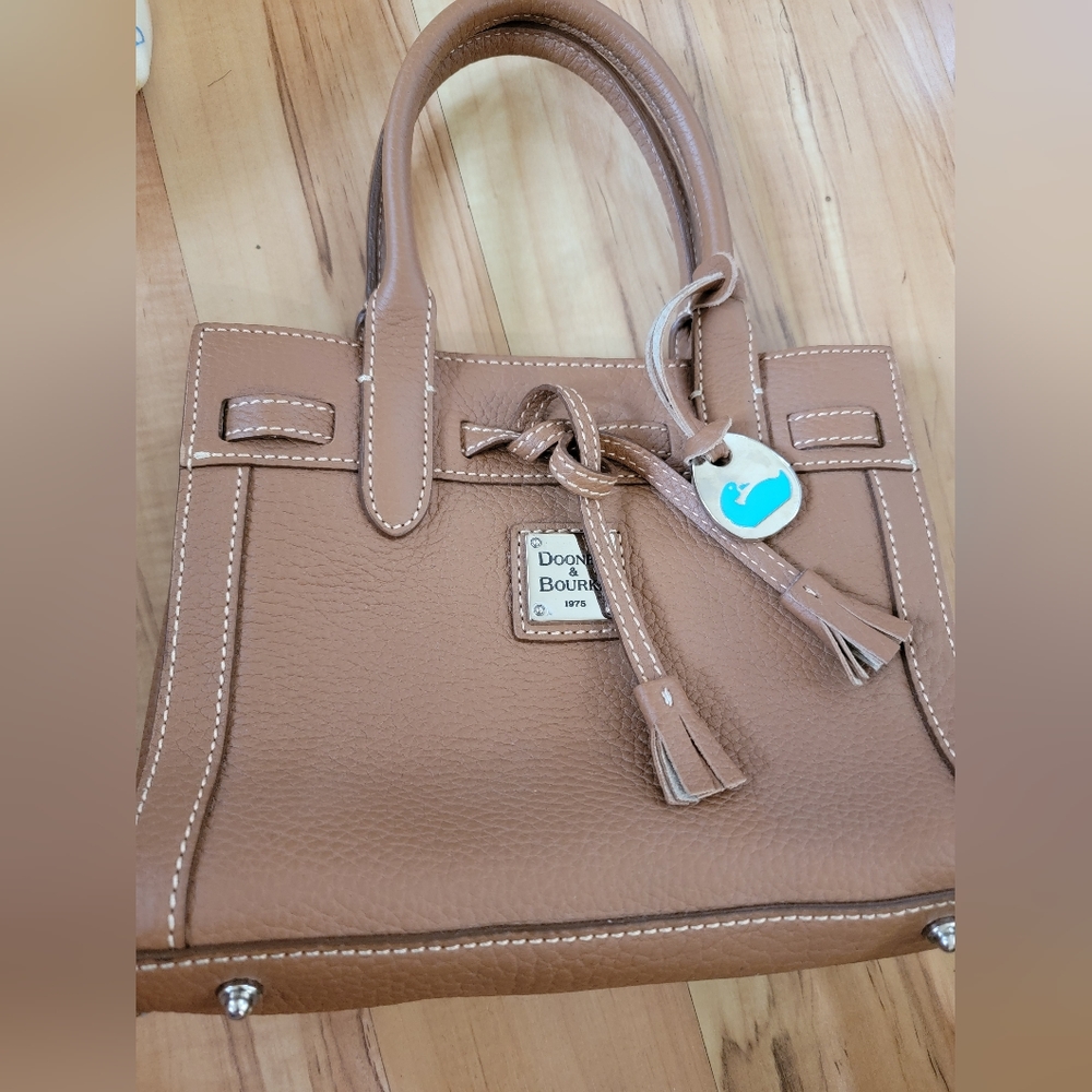 Vintage small tassle tote